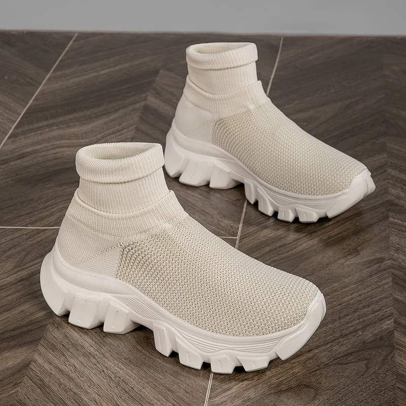 Scarpe da ginnastica da donna e da uomo con cuscino in morbida rete, scarpe da passeggio per scarpe casual quotidiane unisex, calzini leggeri, scarpe traspiranti