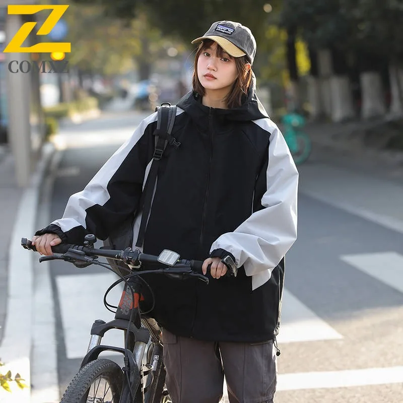 COMXZ 2025 Spring Autumn Reversible Jacket Mens Coat
