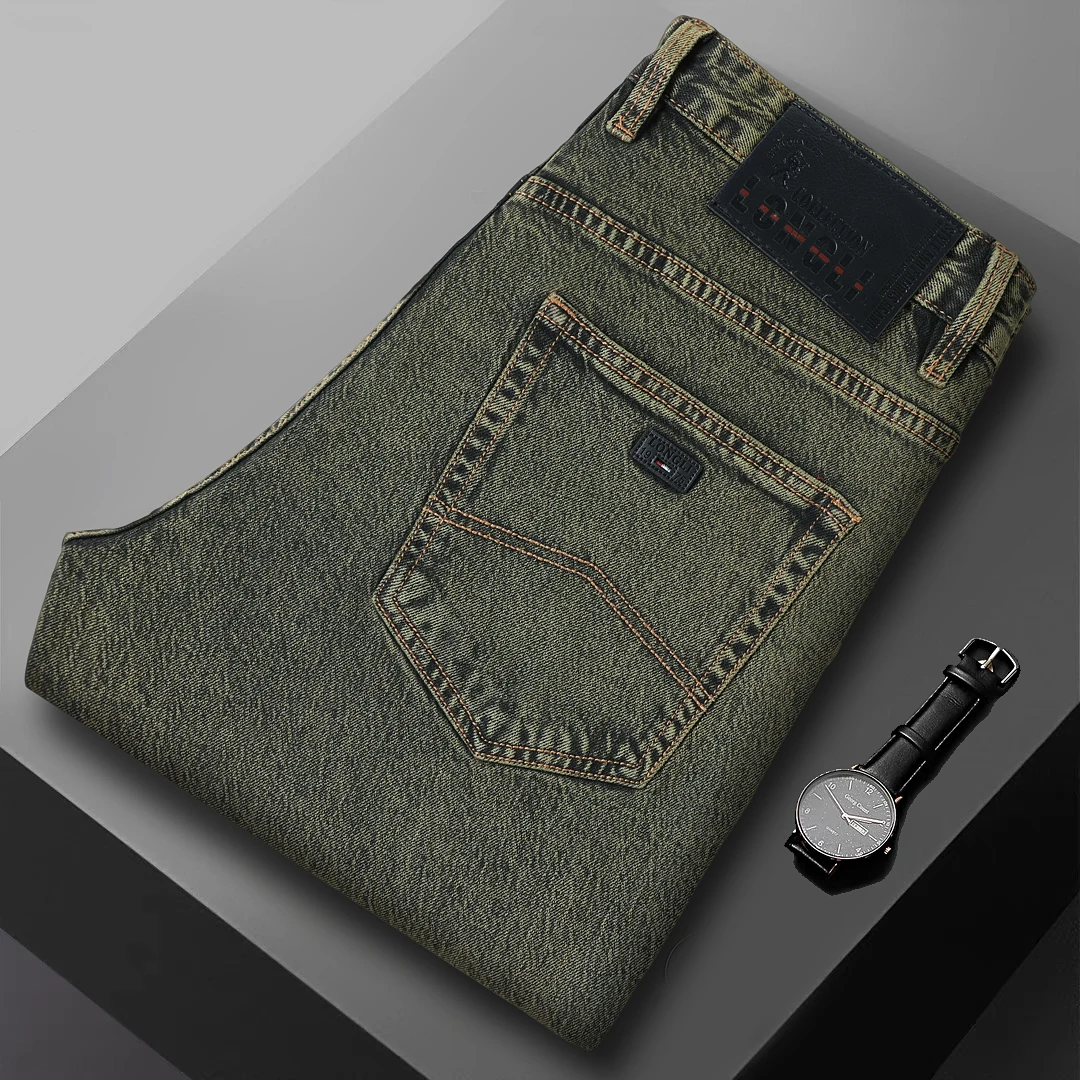 

New Spring Men's Jeans Casual Versatile Low Waist Dstring Resistant to Deformation plus Size for Other Ocns