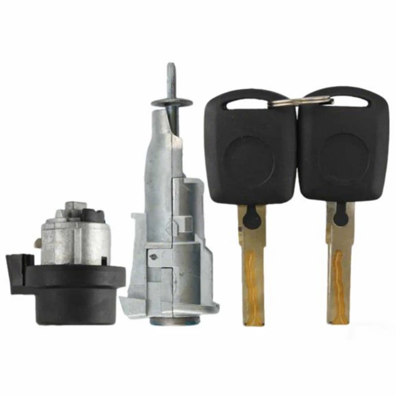 

XIEAILI OEM Auto Full Set Lock Cylinder Barrel For 2004-2017 Skoda Octavia With 2Pcs Key Ignition Lock Left Door Lock Cylinder