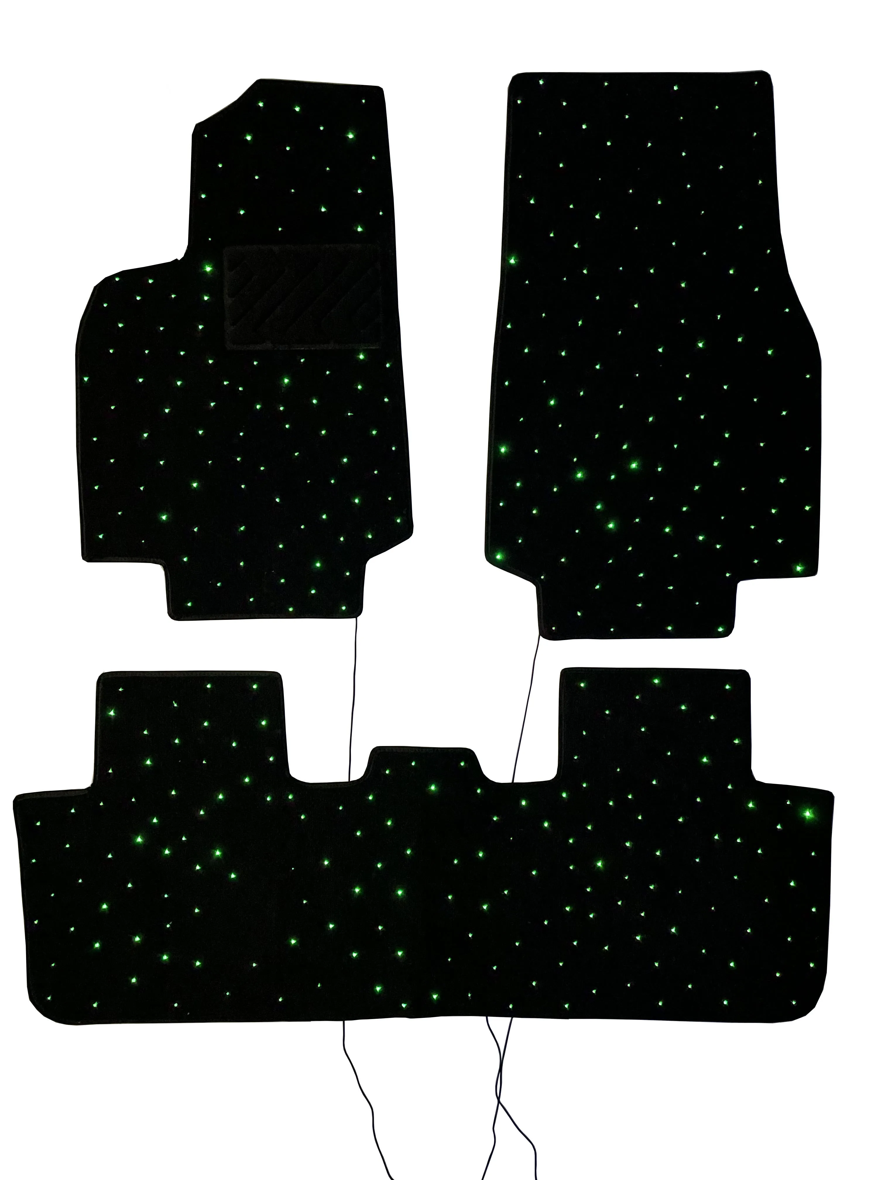Twinkle Stars Mats For Tesla Model Y Model 3 Stars Light Carpet Star Light Car LED Rugs With APP Remote Control