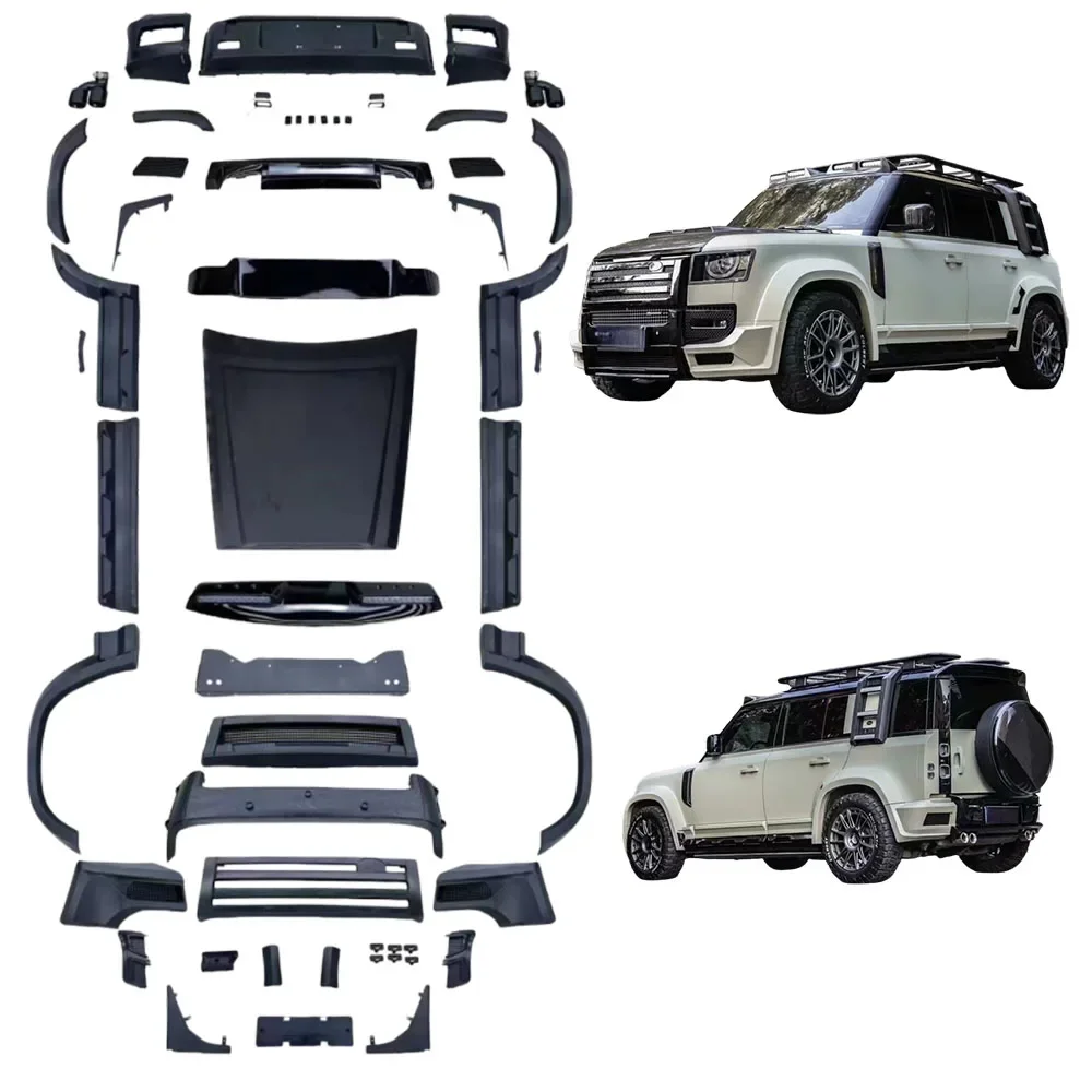 For Land Rover Defender 110 2020 Upgrade Lumma Style For Defender Body Kit For  Defender 110 Accessories Wide Body Kit