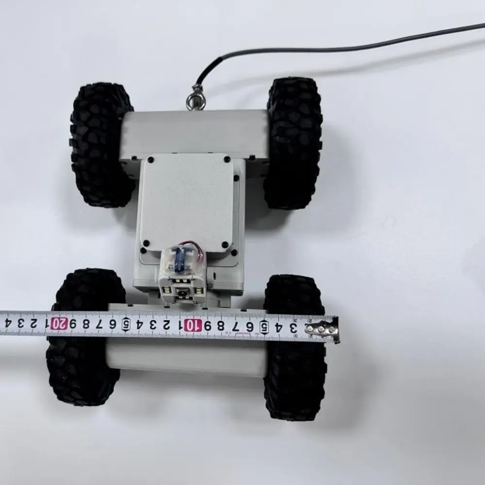 การส่งภาพแบบมีสายรีโมทคอนโทรลรถตรวจสอบท่อหุ่นยนต์ดอกไม้ Board Threading หุ่นยนต์ DIY ชุดรูขัดของเล่น