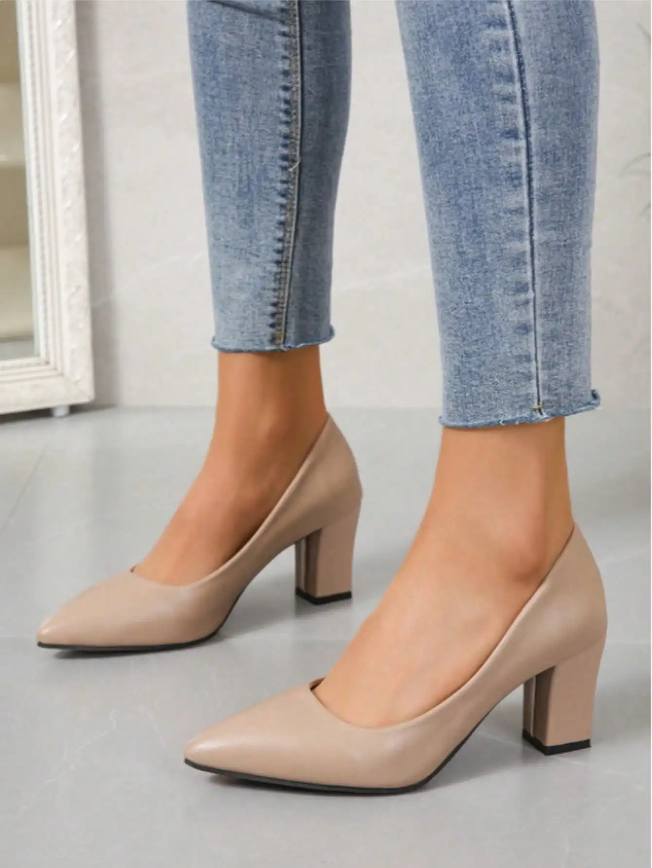 Women's Pointed-Toe Pumps — size and design detail 1