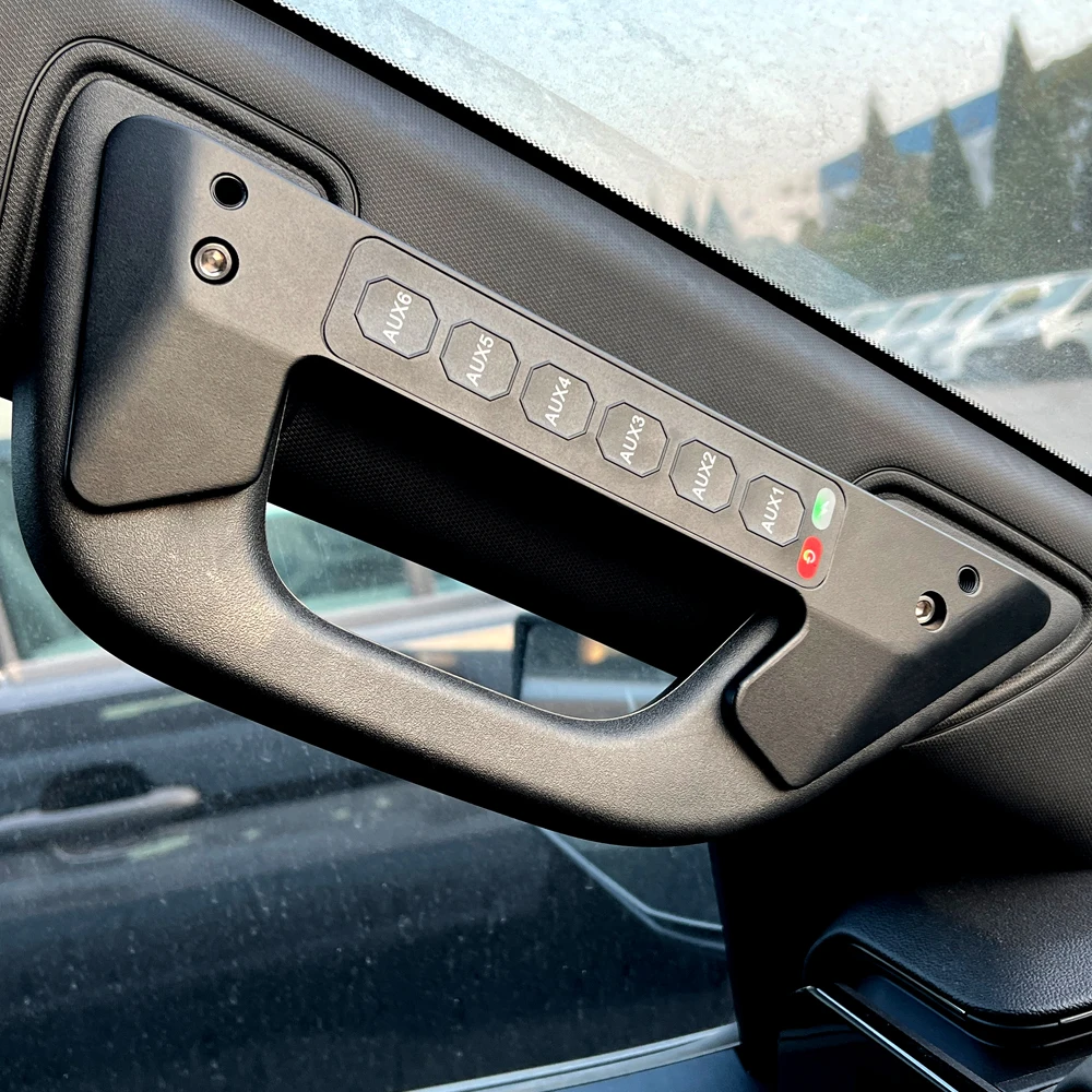 4X4 Offroad Car Grab Handle Switch Panel 6Gang Wireless Control for Chevrolet Silverado and GMC Sierra