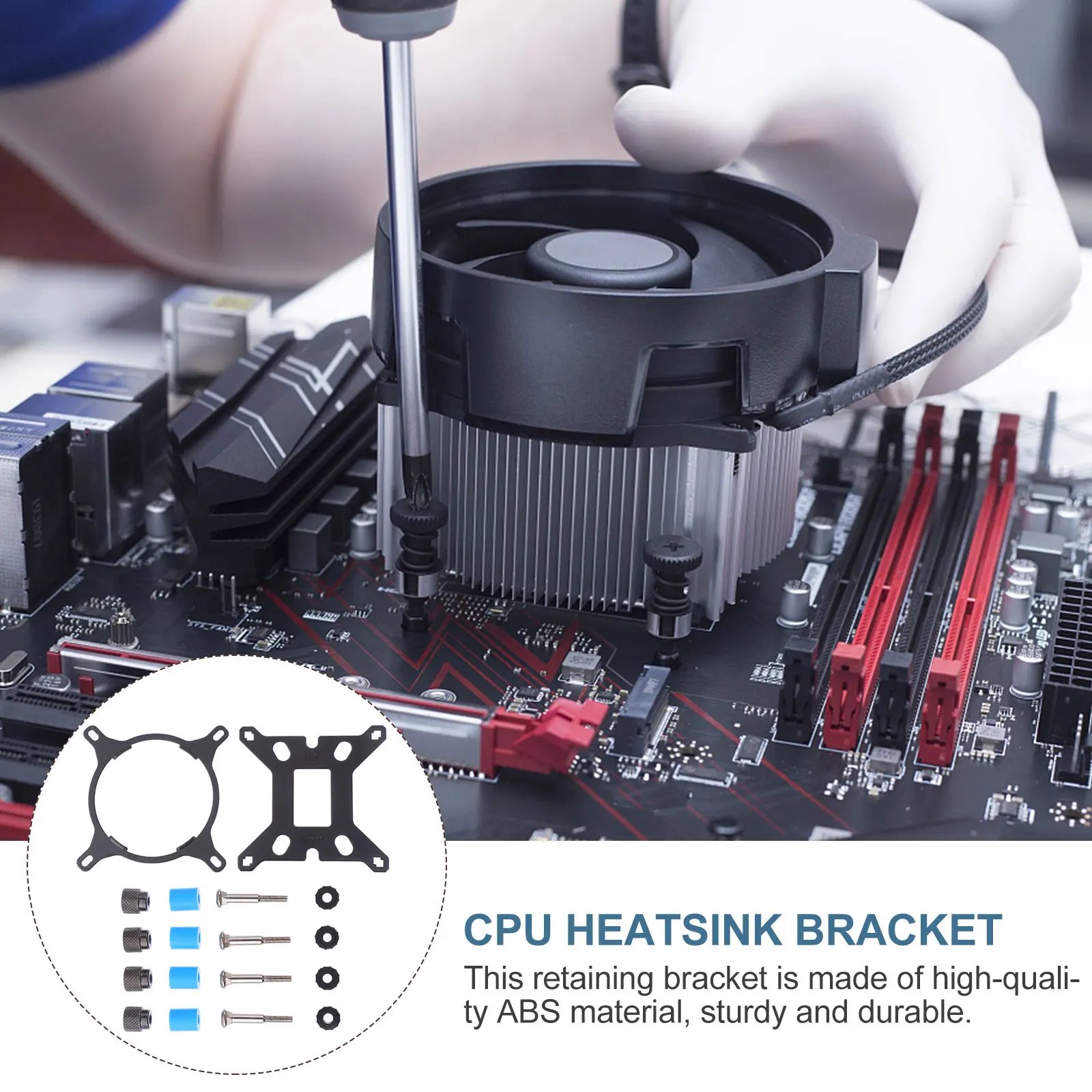 

1PC CPU Water Cooling Buckle Bracket Metal Retention Holder for 17XX Motherboard Heat Sink Fan Mounting Durable Impact Resistant