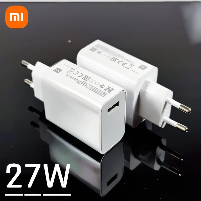 Original Xiaomi Charger 27W EU/US Fast Charge Adapter Type C Cable For Mi 9 8 SE 9T pro Redmi Note 7 K20 Pro - náhled 3