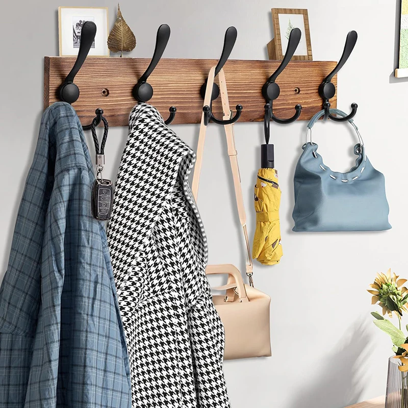 Moderner Wandhaken aus Holz, minimalistischer Kleiderbügel aus massivem Holz, platzsparende Dekoration für Badezimmer und Schlafzimmer im Eingangsbereich