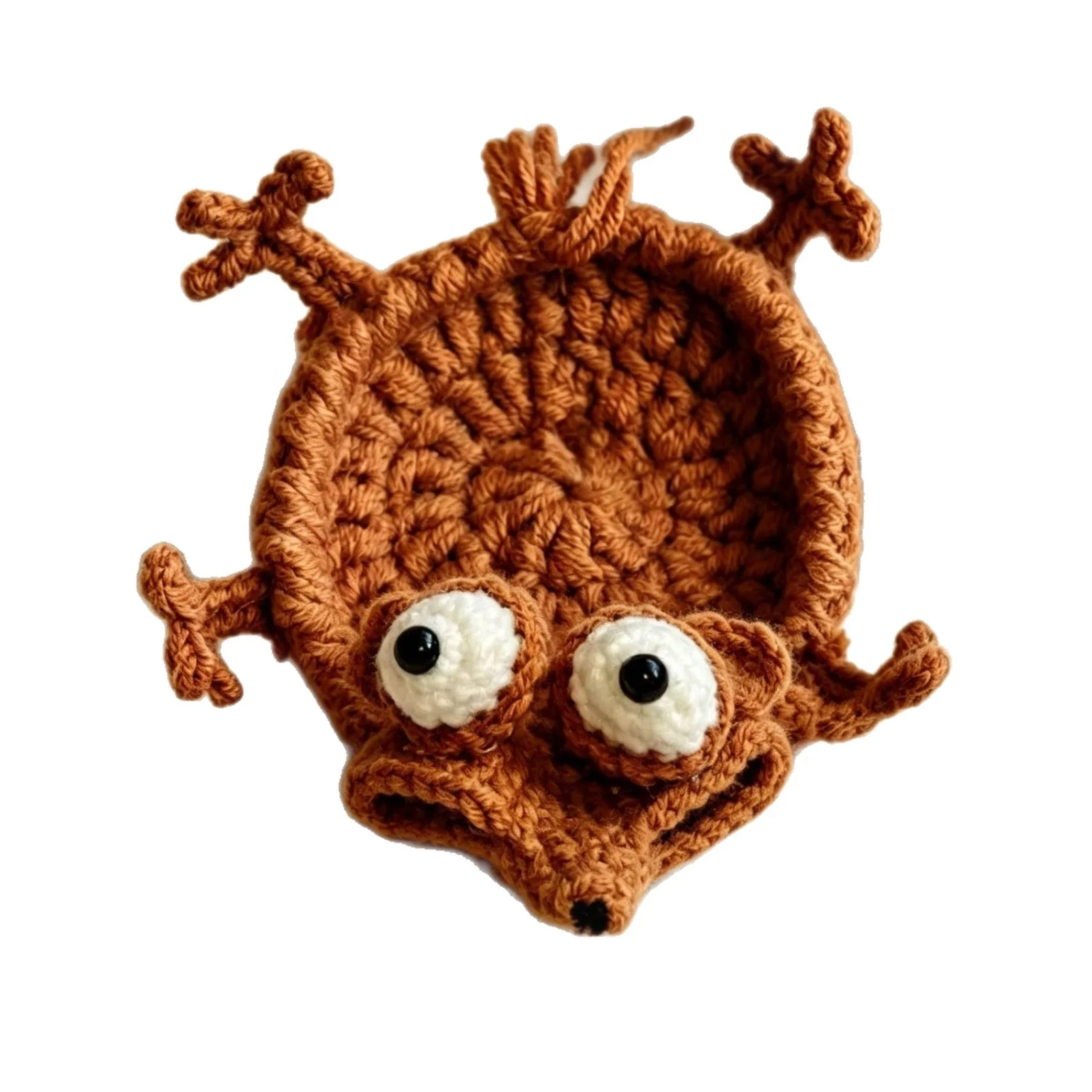 Picture 7: Cute Handmade Crochet Animal Coasters – Quirky Duck, Lizard & Mouse for Home Decor, Heat-Resistant Table Mats, Perfect Gift