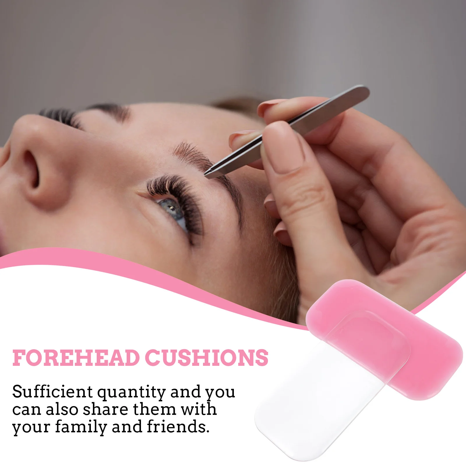 4Pcs Silikon Stirn Pads Wimpern Verlängerung Liefert Wimpern Pfropfen Werkzeuge Falsche Wimpern Kissen Schönheit Make-Up