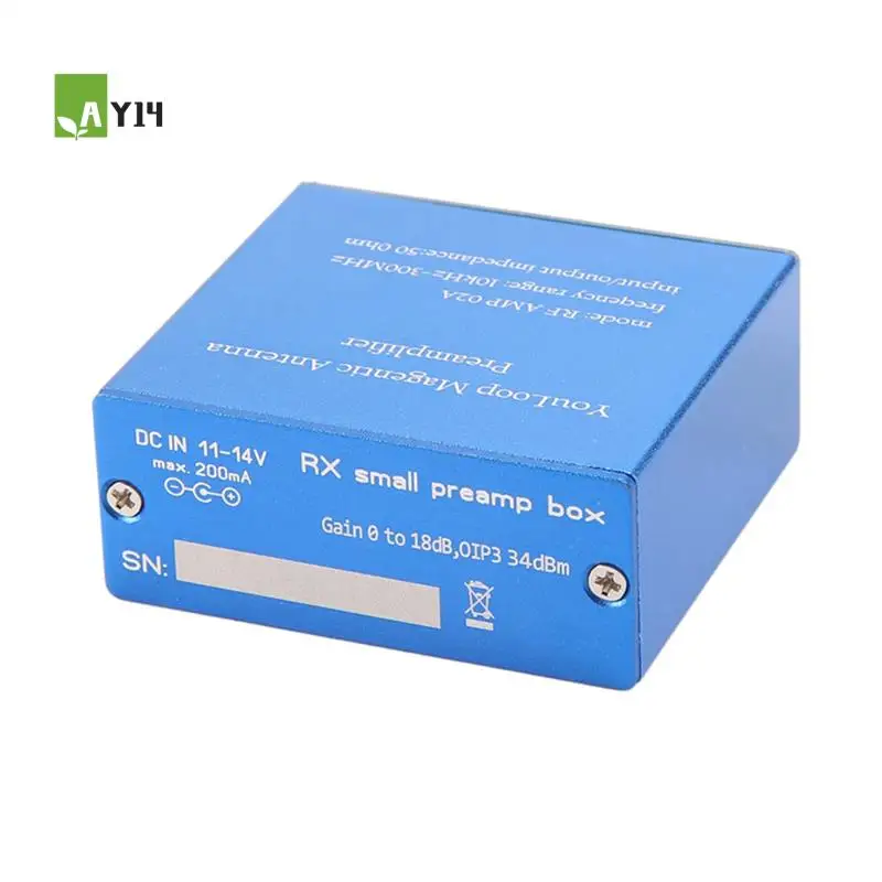 

AY14 -Magnetic Antenna Amplifier Portable Loop Antenna Amplifier 10Khz To 300Mhz Low Loss Broadband For And VHF