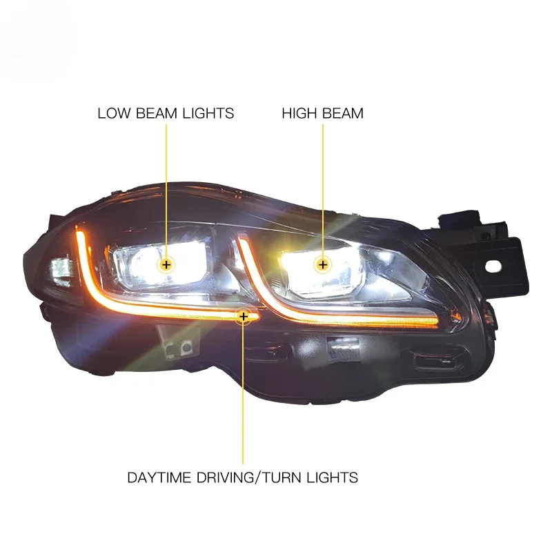 New Arrival XJ Headlamp Upgrade Jaguar Head light High Configuration Jaguar LED Headlights Assembly for Jaguar XJ Accessories