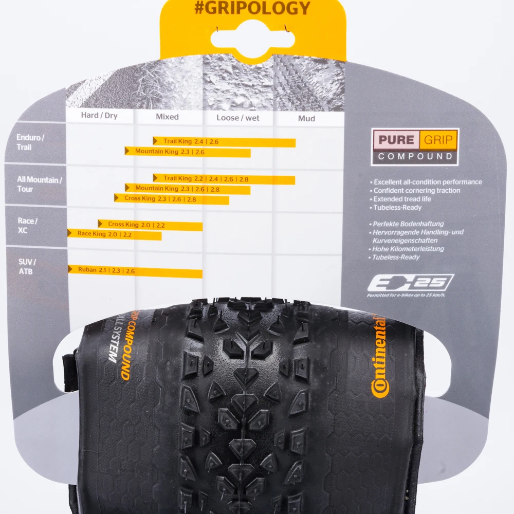 Continental Race King Reifen Tubeless 26x2.0 29x2.0 29x2.2 27.5x2.0 27.5x2.2 für MTB Mountainbike XC Zubehör – Detail 10