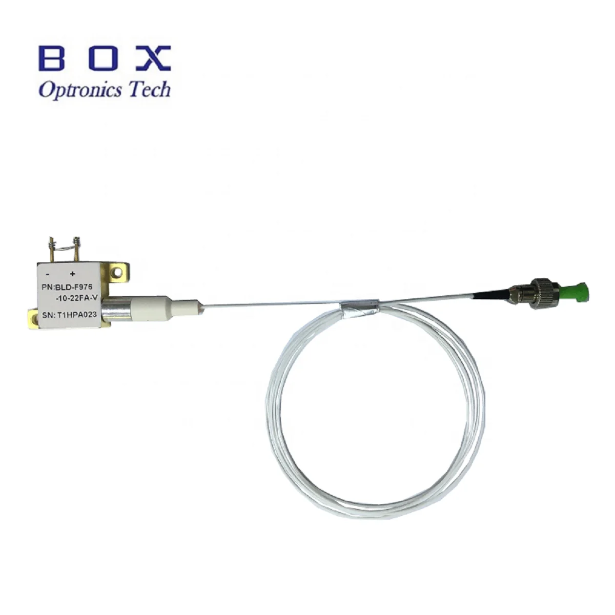 Good 976nm 9W VBG stabilized wavelength fiber coupled diode laser 105um 0.22NA SMA905 narrow linewidth RoHS pump source for medi