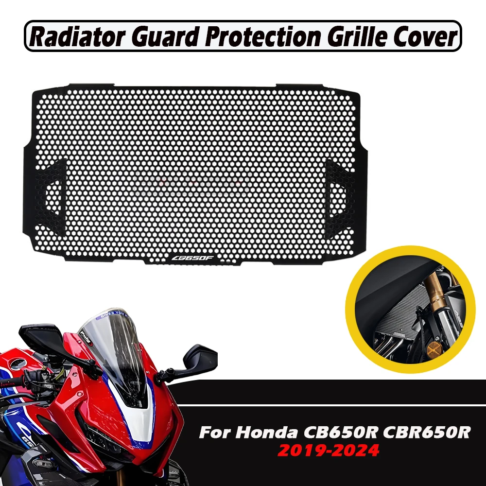 

High Quality Motorcycle Radiator Guard Radiator Grille Cover Fits For Honda CB650R CBR650R 2019 2020 2021 2022 2023 2024