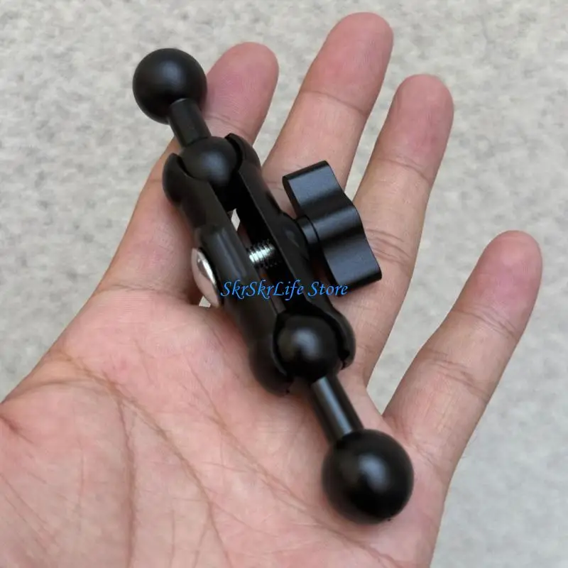 Soporte para cámara E65E, brazo enlace esférico 17mm para sistemas soporte teléfono, barra Metal 17mm a 17mm