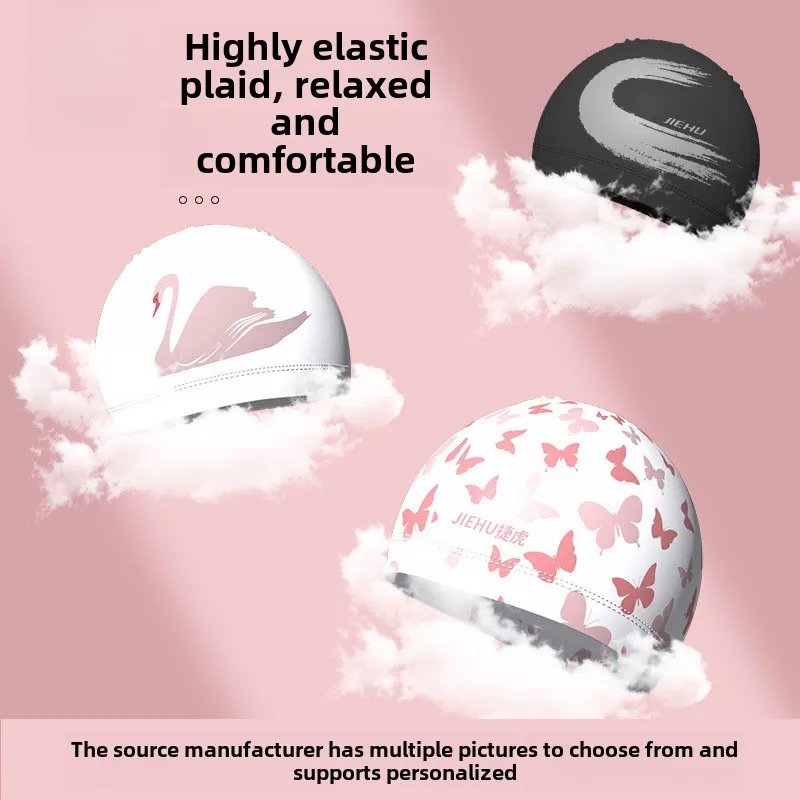 

PU coated swimming cap Waterproof and UV resistant Adjustable and comfortable Large Unisex Breathable inside