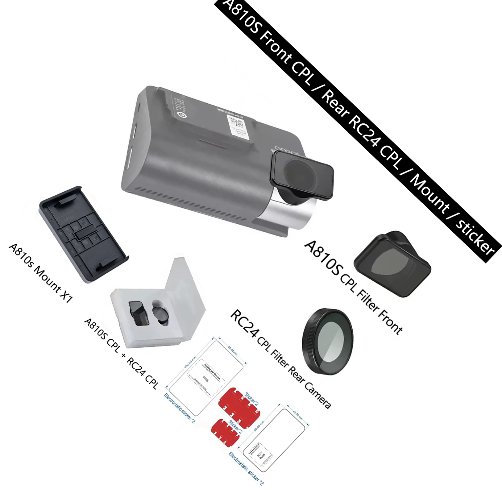 For 70Mai A810S Cpl…