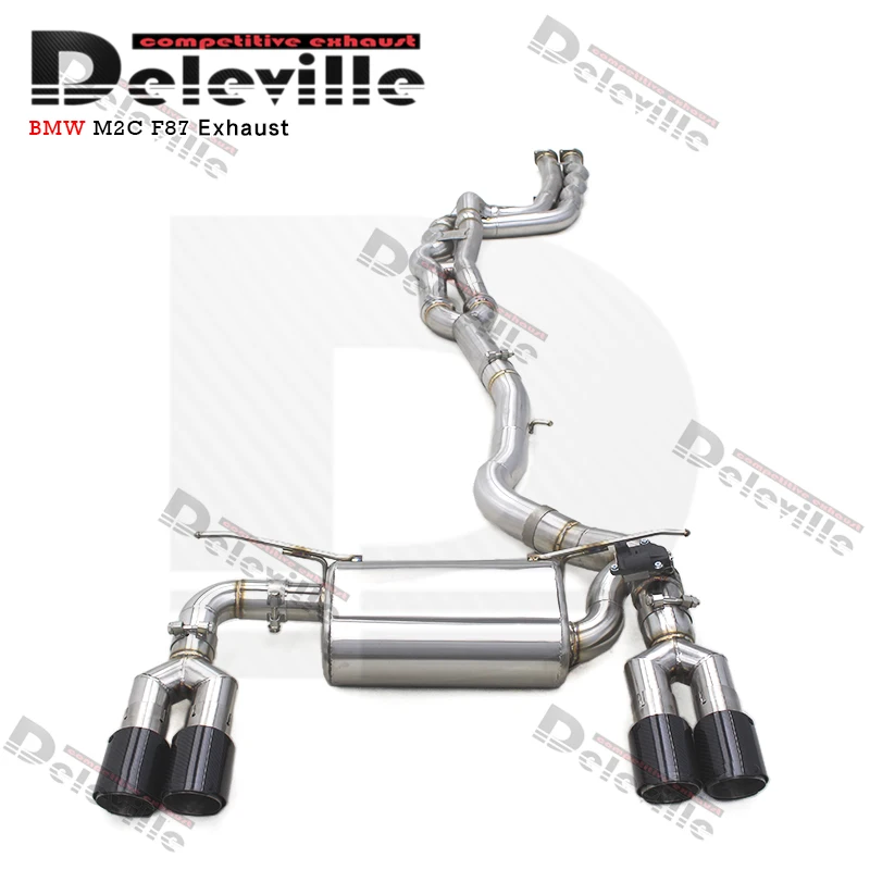 OEM Catback Muffler for BMW M2 Competition/M2C 3.0T F87 2018-2023 Stainless Steel Exhaust Pipes Valvetronic
