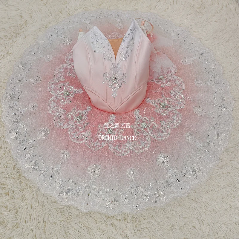 BT01255 Tamanho personalizado profissional cor personalizada crianças meninas mulheres adultos trajes tutu de balé rosa