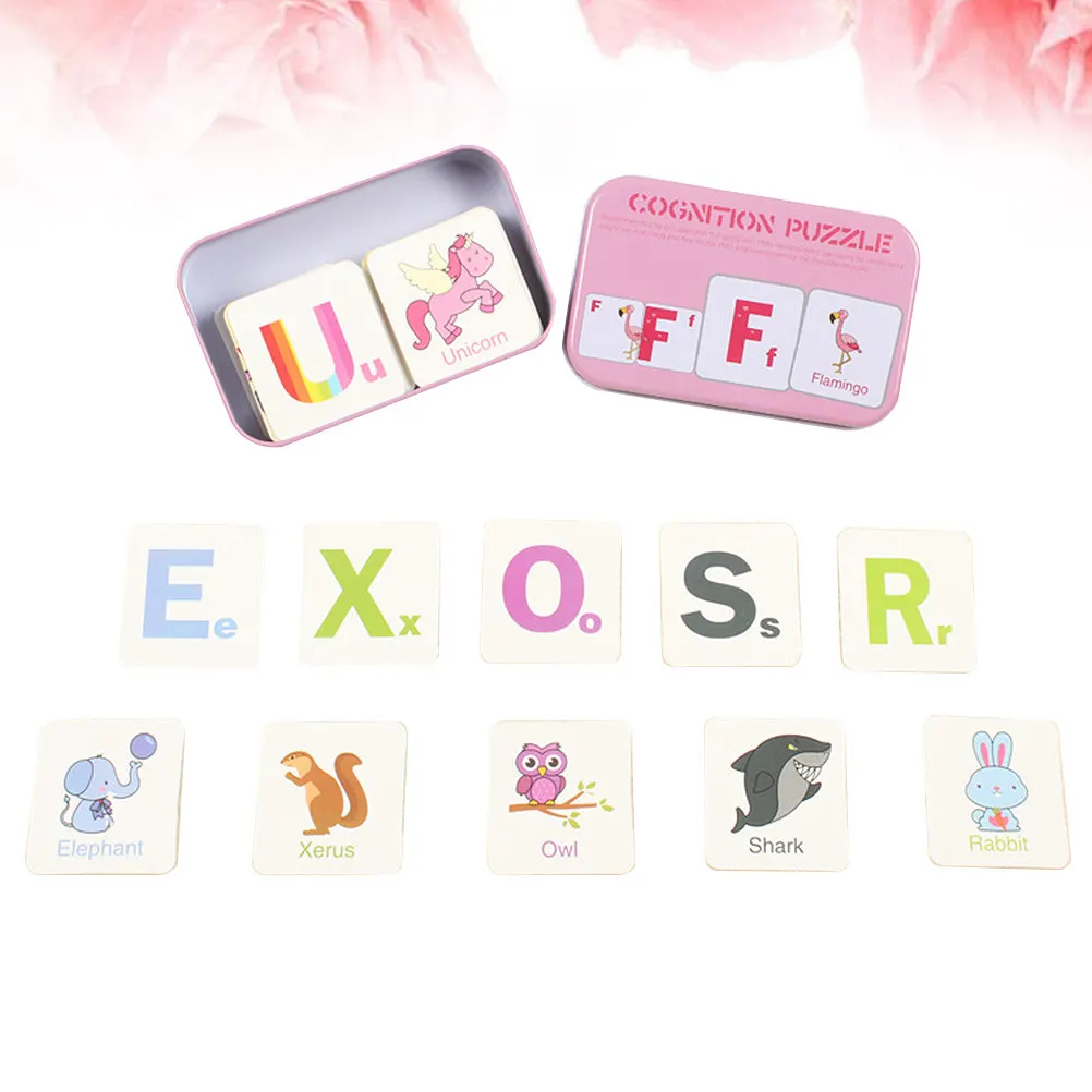 

Набор развивающих головоломок с животными: обучающая креативная настольная игра для раннего развития детей, подарок с мультяшными животными