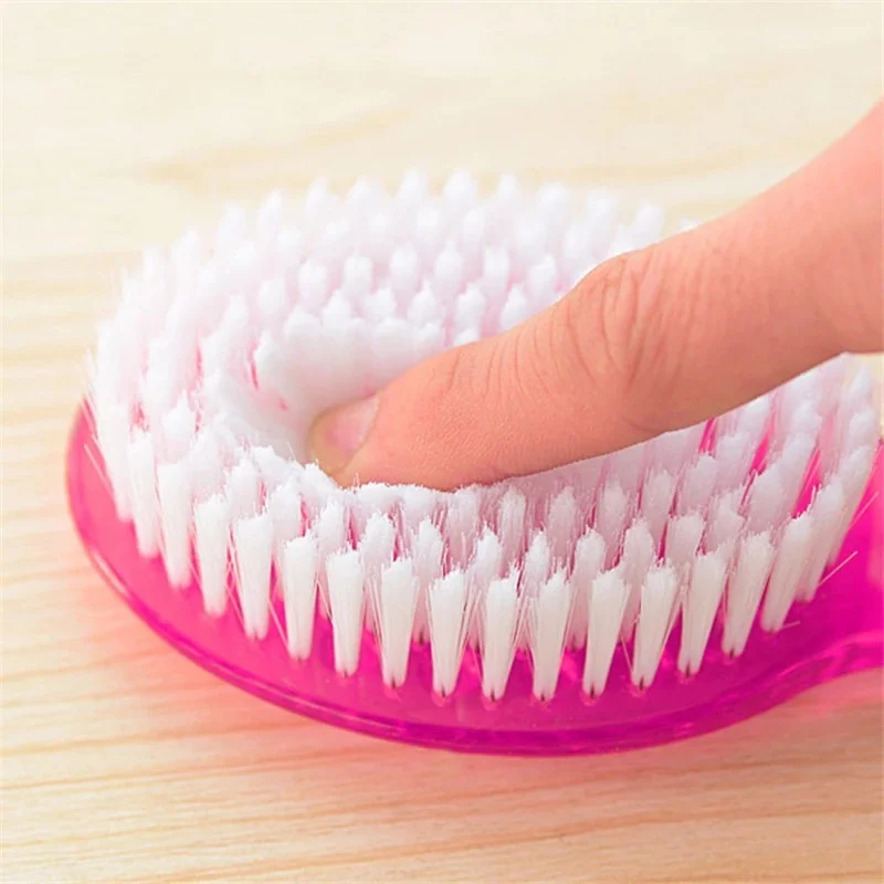 Back Body Bath Shower Sponge Scrubber Brushes With Handle Exfoliating Scrub Skin Massager Exfoliation Bathroom Brush