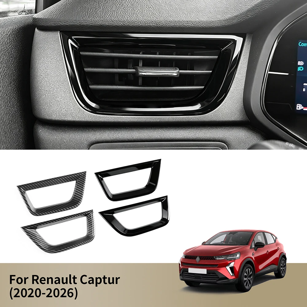 For Renault Karbin 2020 2026 Car Left And Right Air Outlet Frames Anti-Scratch Decoration Protective Interior Accessories