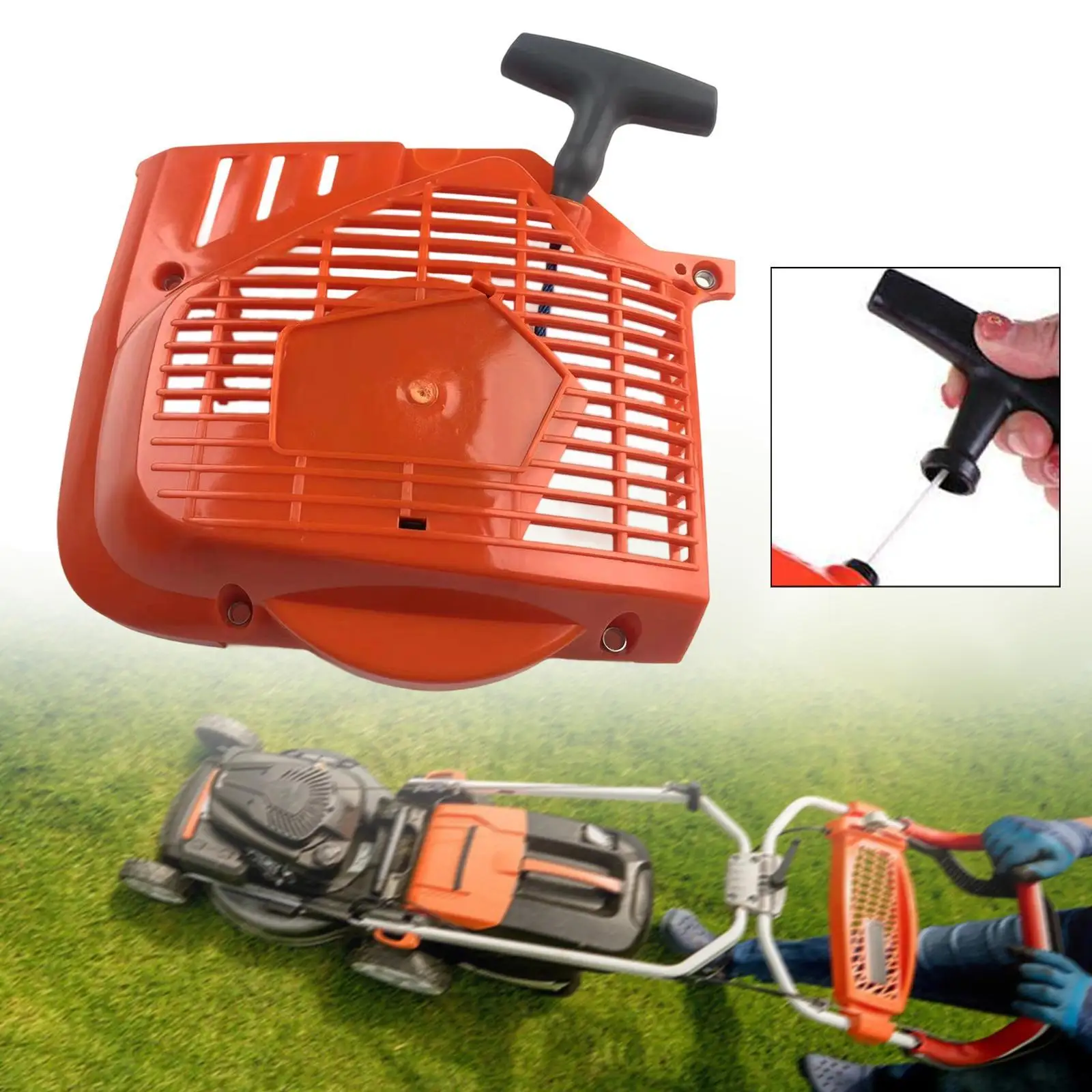 

Pull Starter Assembly Lawn Mower for K760 for K970 High Performance Recoil Starter for Brushcutter Chainsaw Fittings