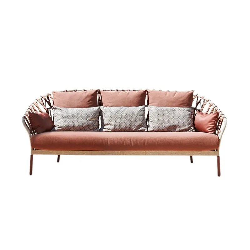 

Outdoor sofa and chair three-piece combination