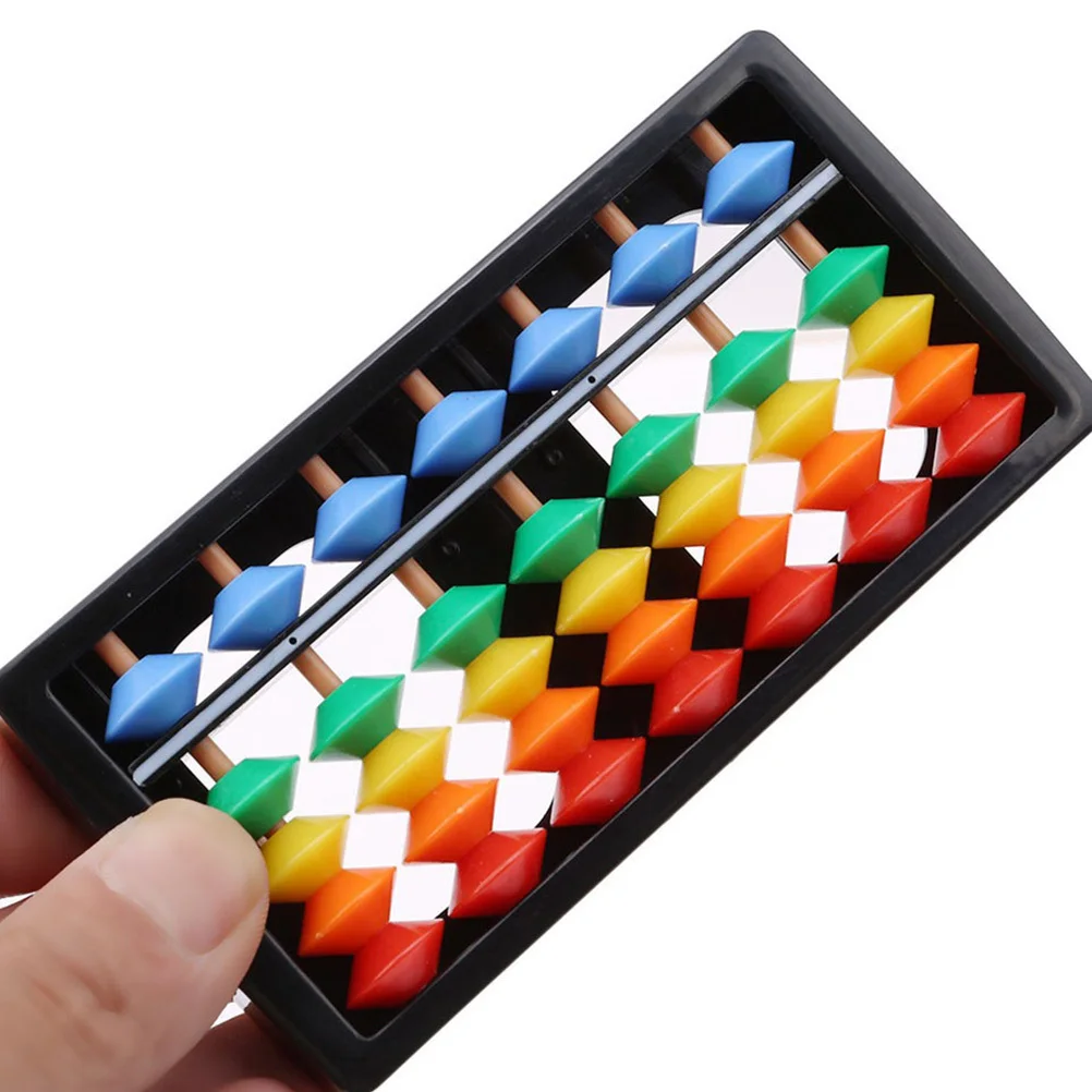 3 Stücke Studenten Abacuses Bunte Abacus Mathematik Lernhilfe Verbessern Computing Fähigkeit Gehirnentwicklung Pädagogisch