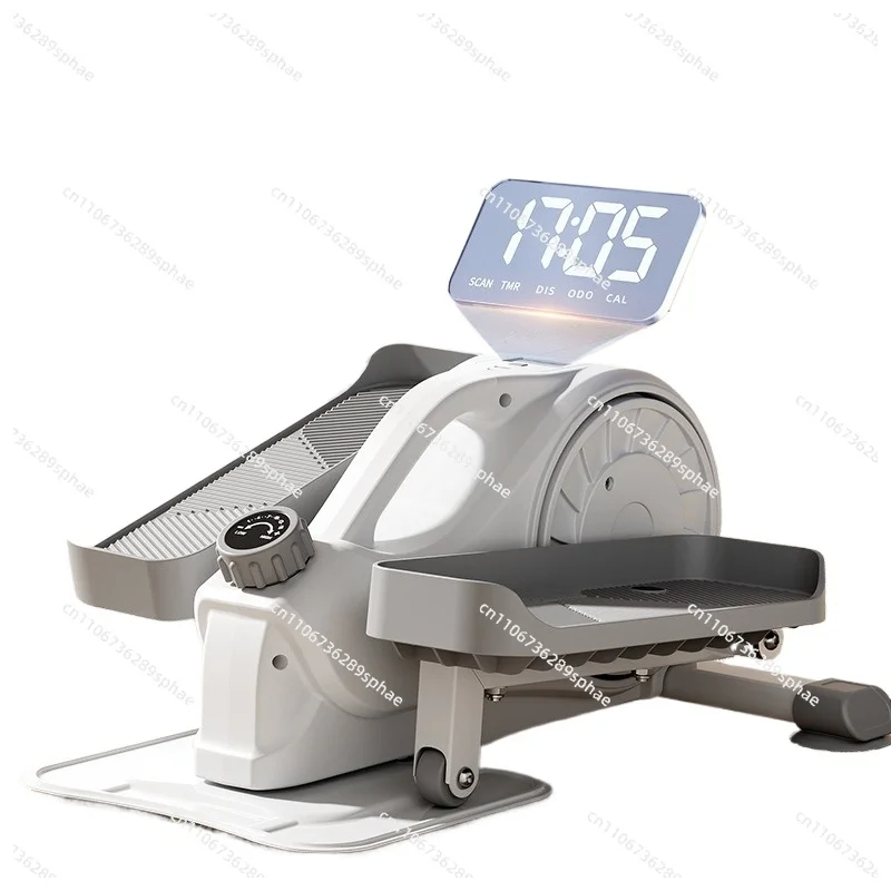 Mini máquina elíptica para uso doméstico, máquina para caminar silenciosa para la belleza de las piernas, máquina de pisar que ahorra espacio para apartamentos pequeños