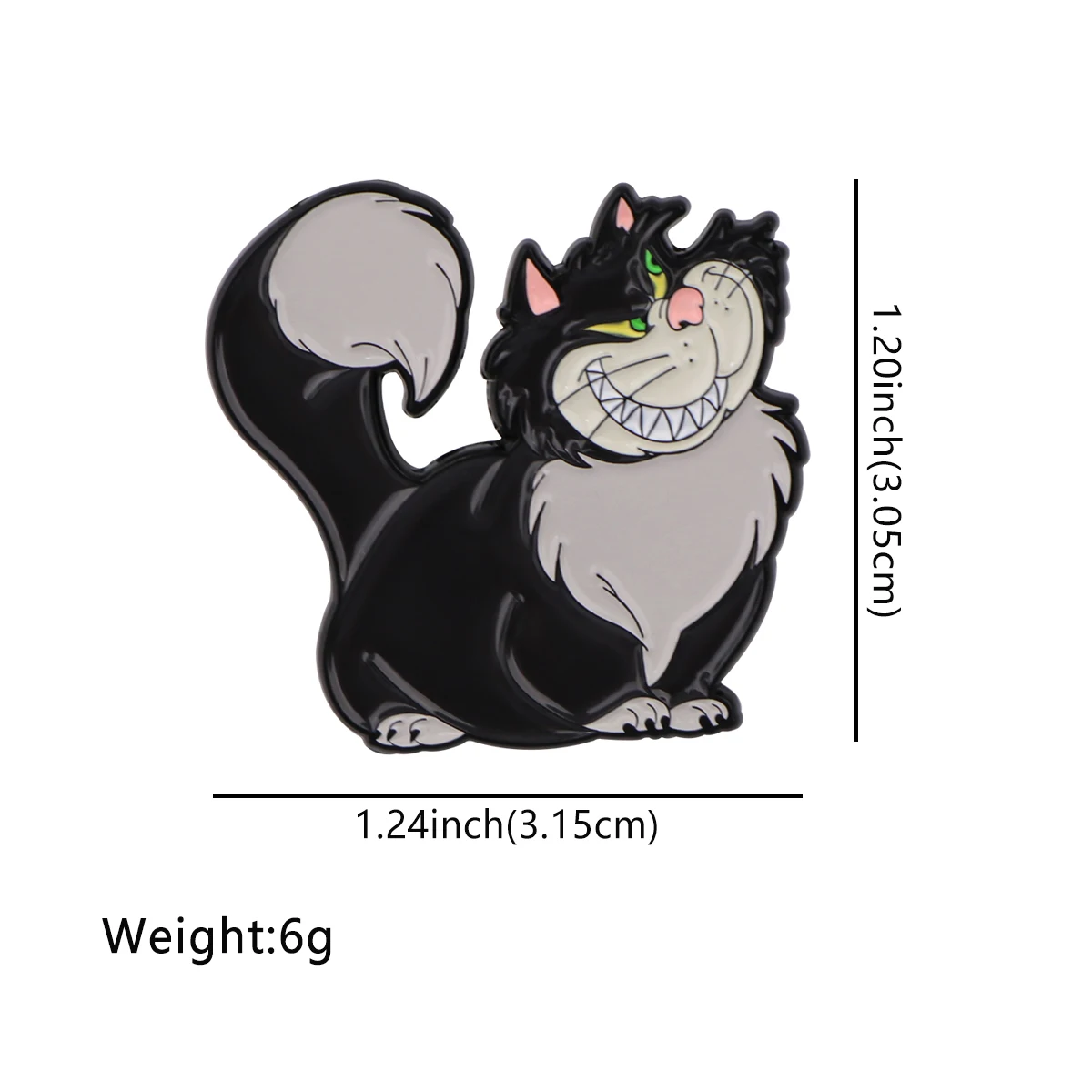 Funny Black Cat Enamel Pins Cartoon Women\'s Brooches Men Lapel Pins Badge on Backpack Costume Accessories Animal Jewelry Gifts