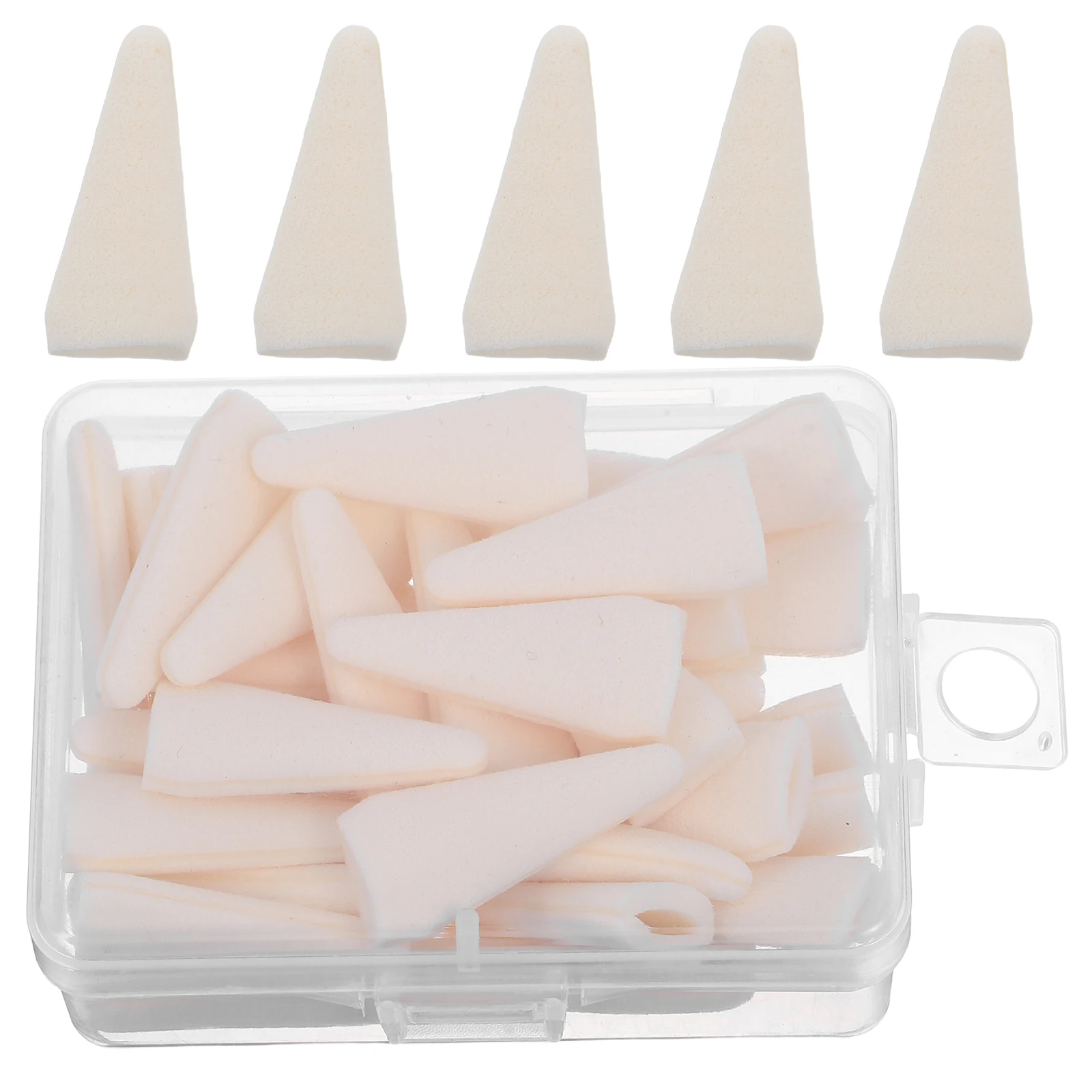

40 Pcs Replace Cotton Head with Knife Erasers Heads White Drawing Tools for Sketching