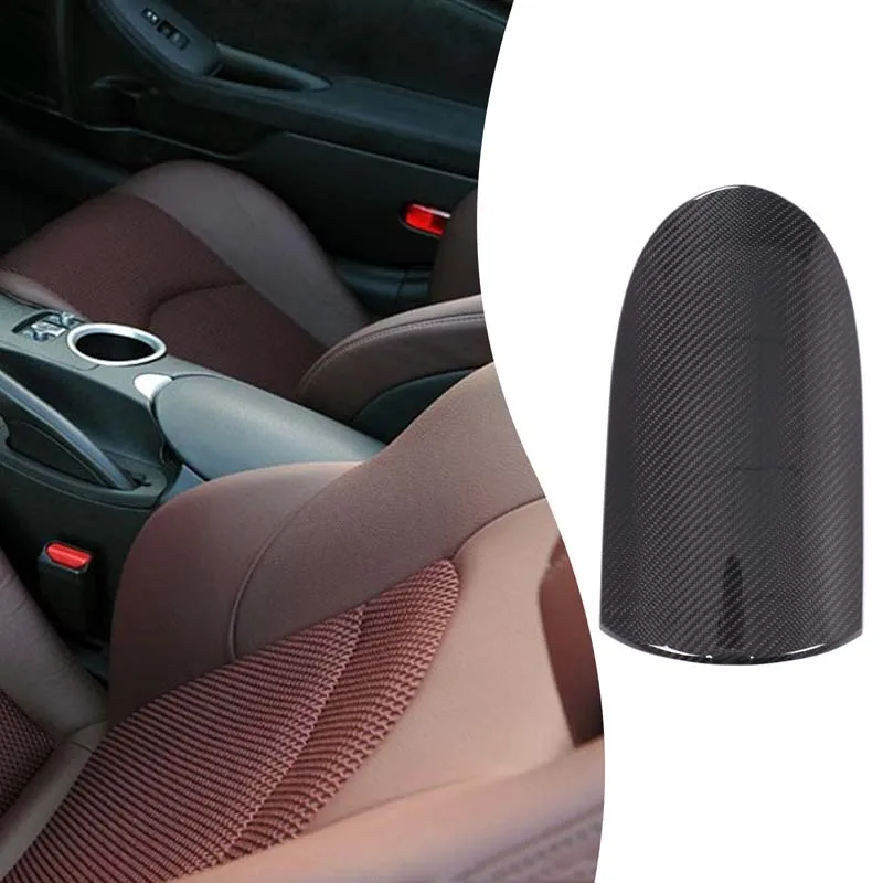 

1piece set Real carbon fiber For Nissan 370Z Z34 2009-2020 car center console armrest box protective cover Car accessories