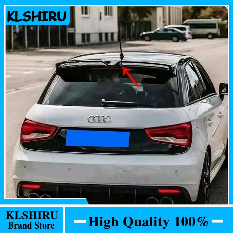 For Audi A1 R18 2010-2014 High Quality Carbon Fiber Rear Boot Wing Spoiler Rear Roof Spoiler Wing Trunk Lip Boot Cover