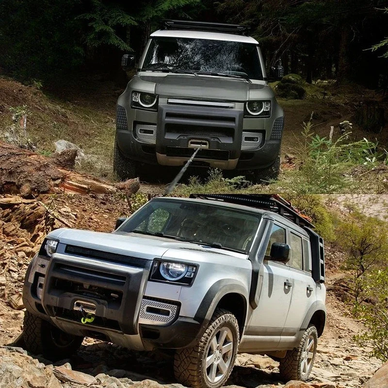 Applicable to Land Rover New Defender 110/90 modified front bumper bumper protective bar anti-collision winch bracket exterior