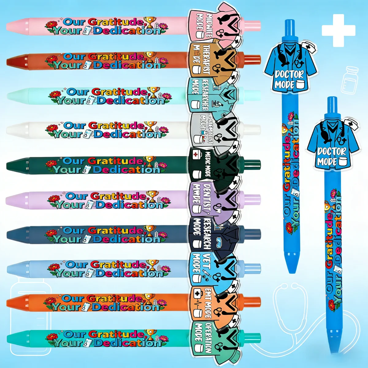 

12/18 штук креативных шариковых ручек в виде медицинских моделей — специально разработанные ручки для медицинского персонала в качестве подарков.