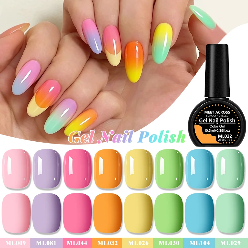 

10.3ml Macaron Gel Nail Polish Semi Permanent Bright Purple Pink LED Soak Off Nail Art Manicure Gel Varnish HEMA/TPO FREE
