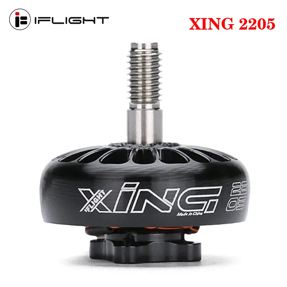 محرك IFlight XING 2205 2300KV /2450KV /3200KV 4-6S FPV NextGen أسود مع فتحة تثبيت 12*12 مللي متر/M2 لطائرة سباق RC FPV بدون طيار