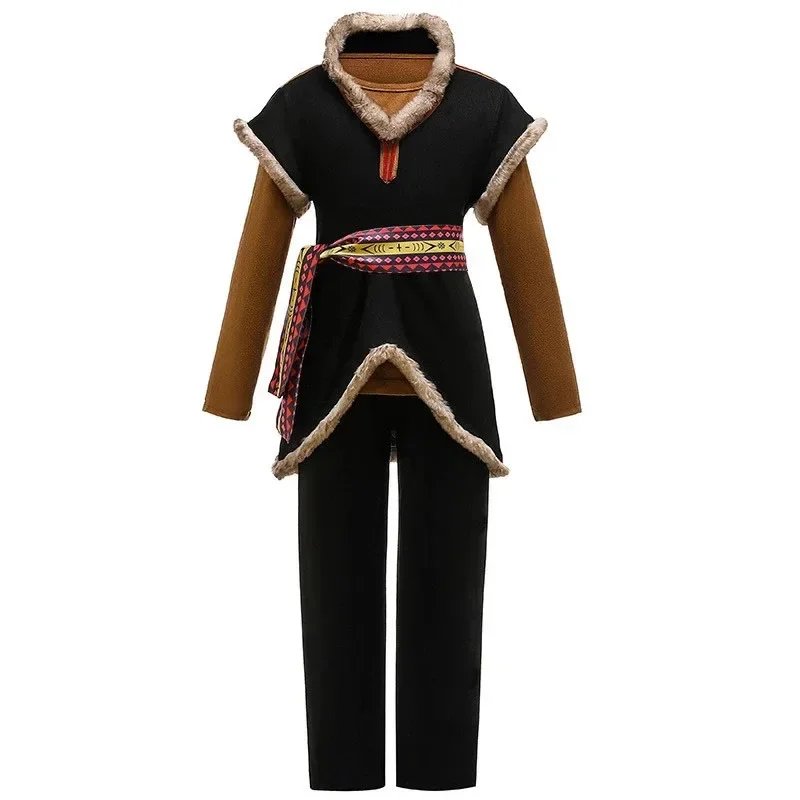 3-12 Years Kristoff Costume Kids Boys Halloween Christmas Toddler Child Party Cosplay Outfit For Kids