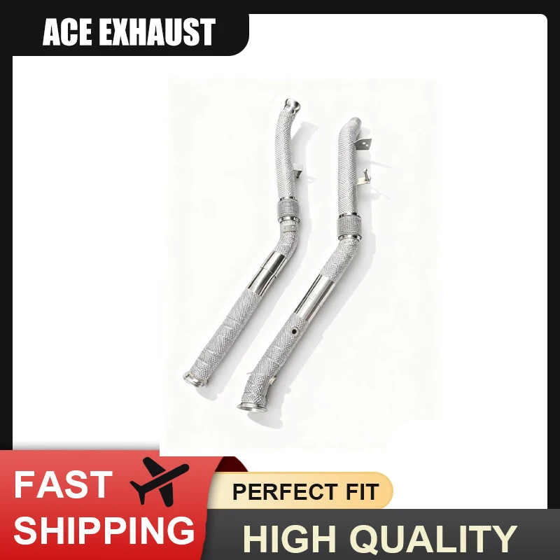 

ACE For Mercedes-Benz GLE43 AMG W166 3.0T 2016-2019 Exhaust Downpipe Performance High Quality Stainless Steel Exhaust Systems