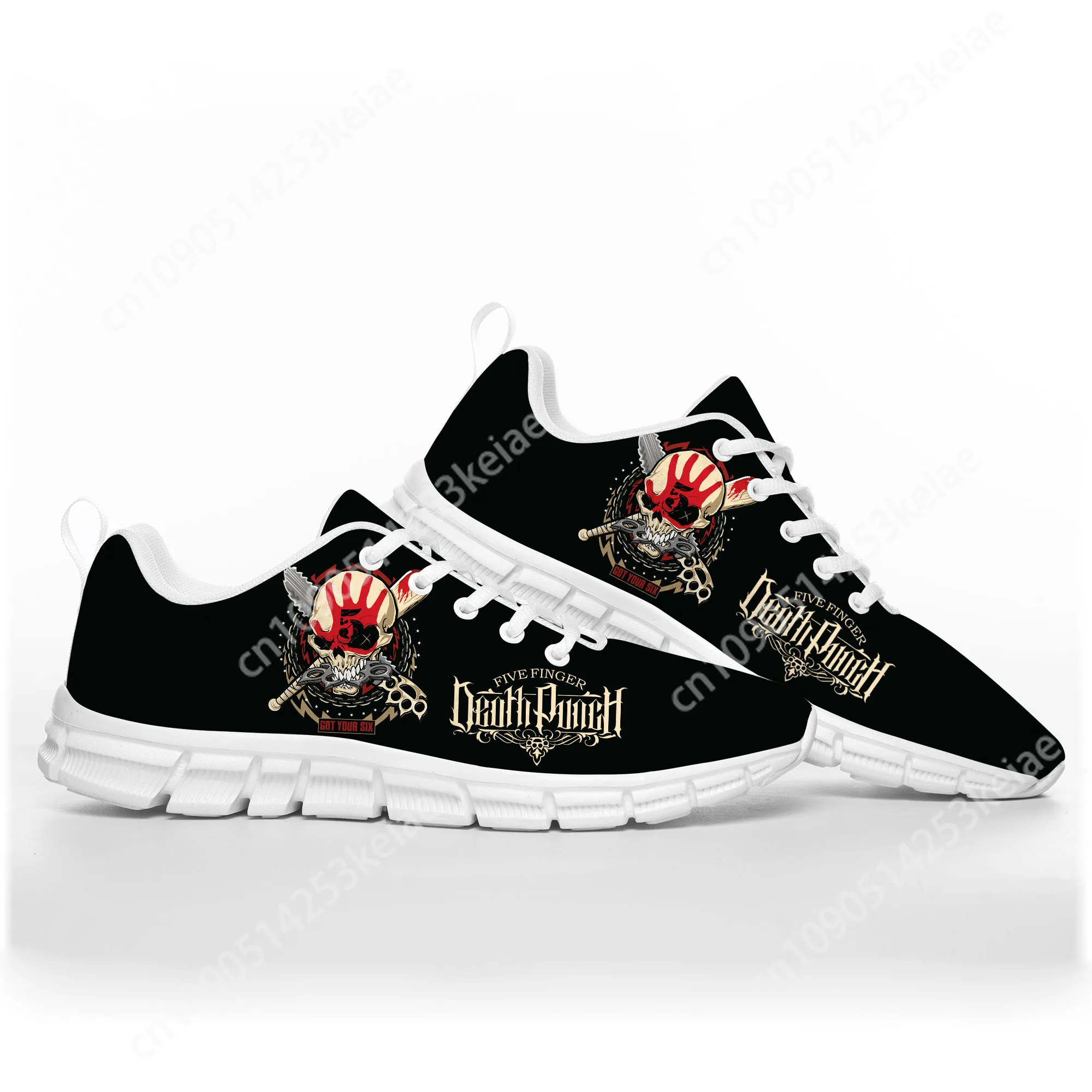 Zapatos deportivos de cinco dedos Death Punch para hombre, mujer, adolescente, niños, zapatillas de deporte, banda de Rock, zapatos informales personalizados para parejas, zapato de alta calidad