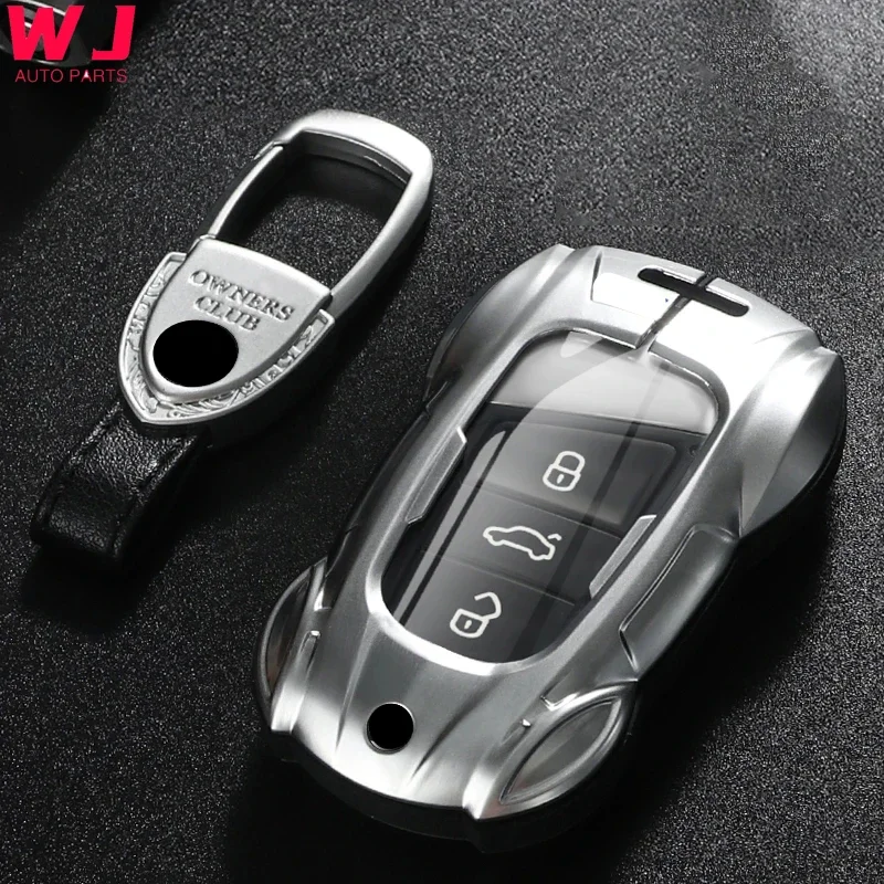 

Metal Car Remote Key Cover Case Holder Shell Fob For VW Volkswagen Golf 8 Teramont Viloran ID.3 ID4X ID6X Passat Polo Tiguan