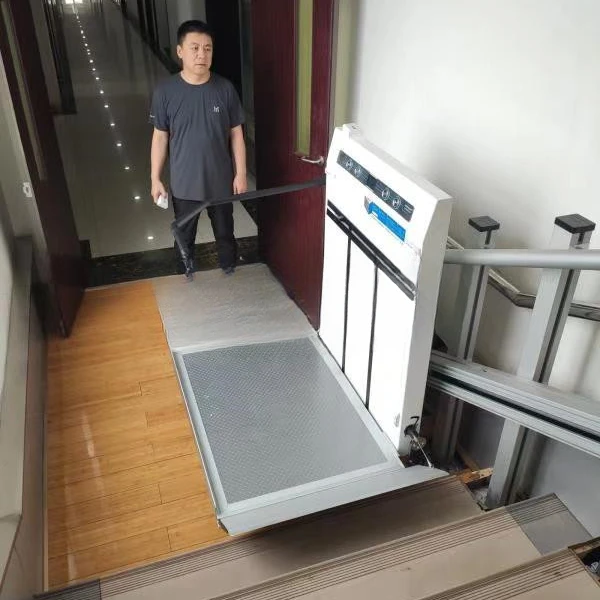 home wheelchair lift platform inclined stair lift table platform for handicapped disabled people