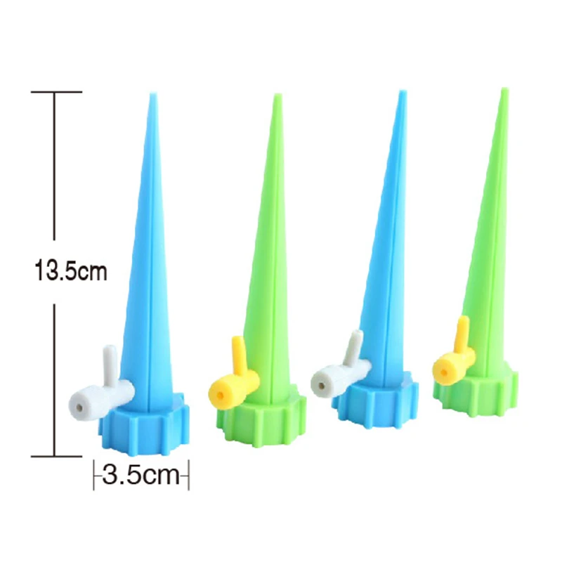 10pcs Watering Spikes Automatic Drip Irrigation System Self Watering Spike for Plant Greenhouse Garden Adjustable Dripper Device