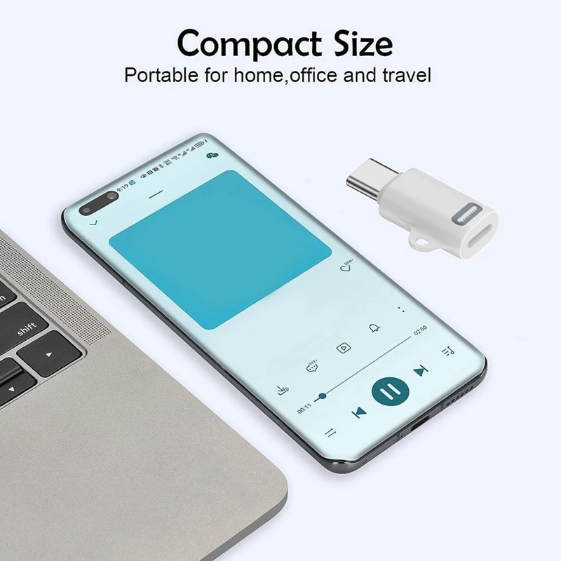 2PCS USB C Male To For Apple Interface Female Adapter, Fast Charging For Iphone 15/15 Plus/15 Pro/15 Pro Max/Ipad Pro