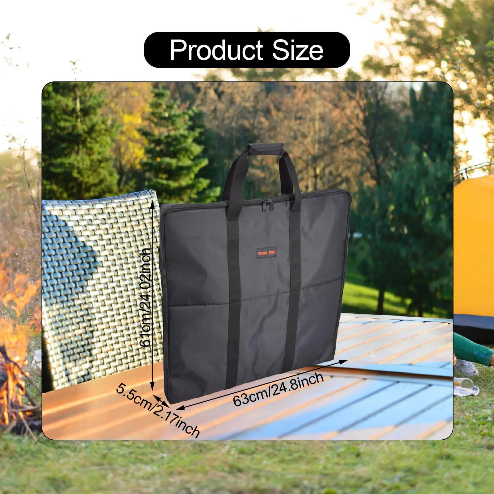Travel Carrying Case Carrier Dustproof Solar Panel Storage Bag Protective for Painting Home Appliances Camping Artwork Poster