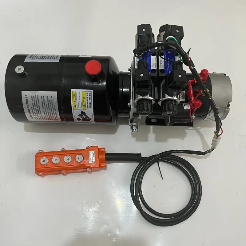 Small hydraulic power unit pump station system sanitation truck electric lift truck small forklift dump modification