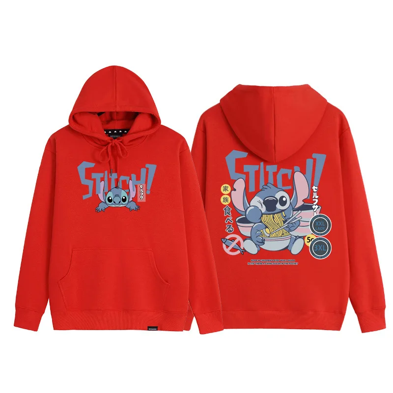 Disney Autumn Sweater Stitch Print Loose Trend All-match Hoodie  Hoodies Women  Women Clothing  Clothes  Streetwear Women