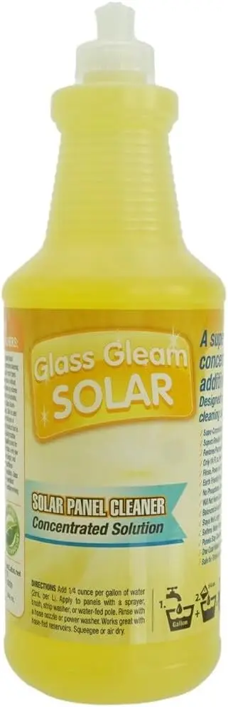 

Концентрат для очистки солнечных панелей - 1 галлон (превращает в 500 галлонов готового к использованию продукта), высокая эффективность